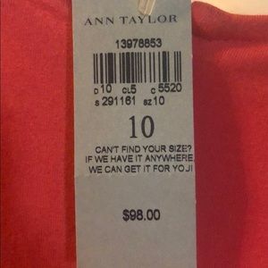 New with tag Beautiful ANN Taylor dress size 10